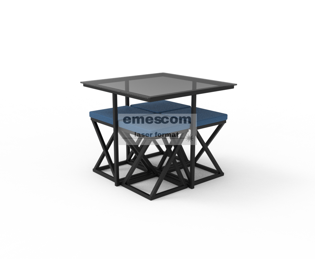 Stolik kawowy 4CHGLASS (zestaw) - obrazek 4