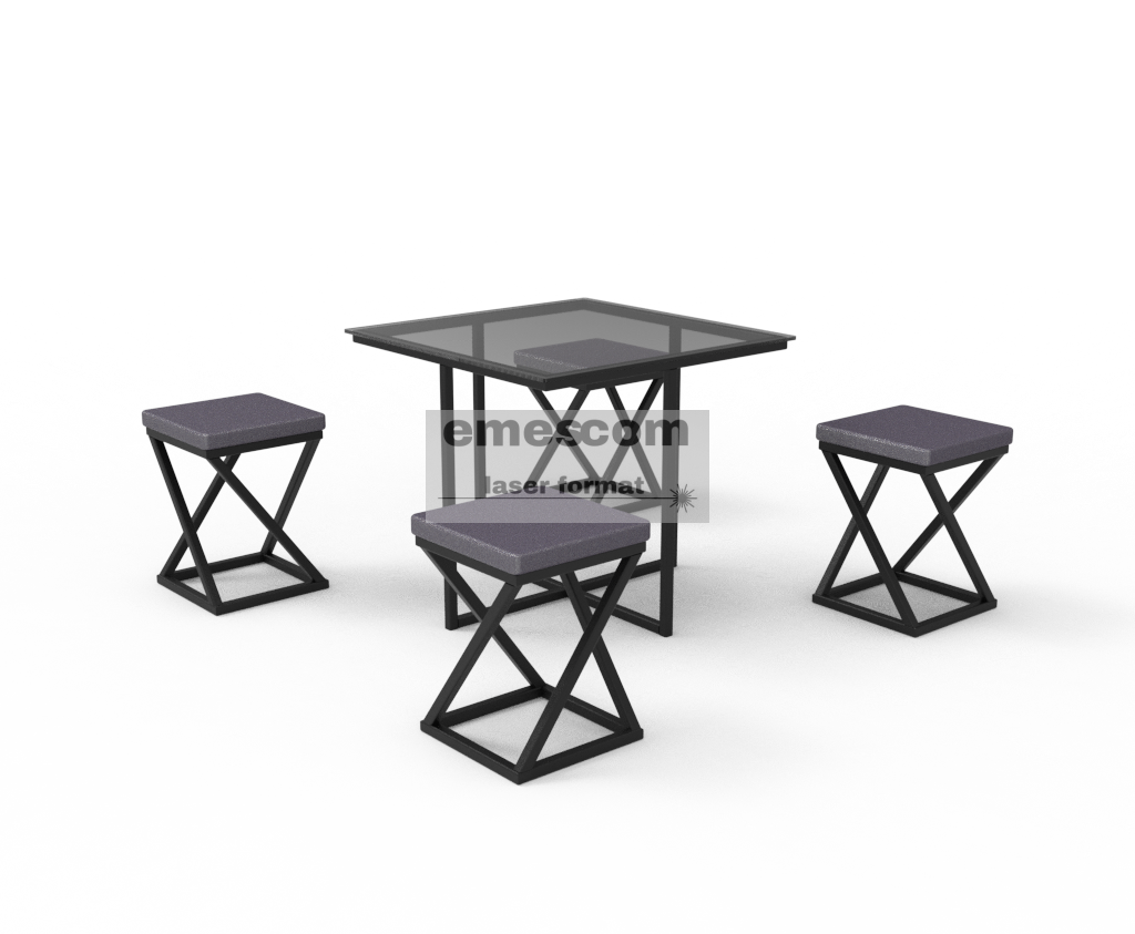 Stolik kawowy 4CHGLASS (zestaw) - obrazek 6