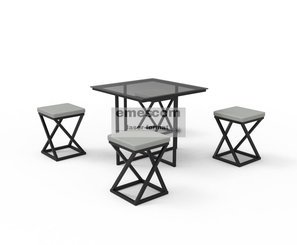 Stolik kawowy 4CHGLASS (zestaw) - obrazek 7