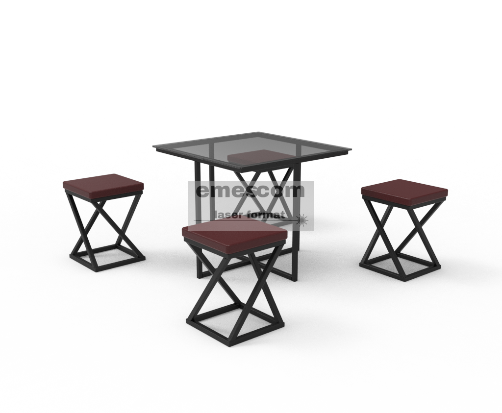 Stolik kawowy 4CHGLASS (zestaw) - obrazek 8