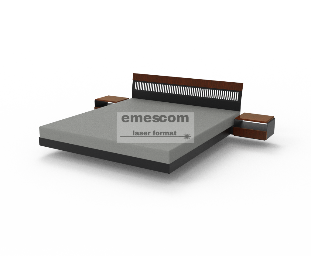 Lewitujące łóżko stalowe AURORA - obrazek 8