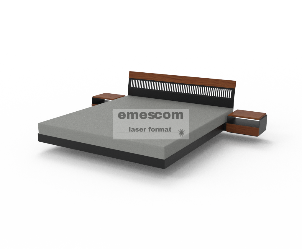 Lewitujące łóżko stalowe AURORA - obrazek 10