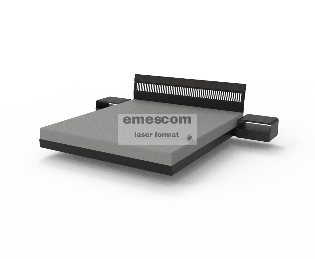 Lewitujące łóżko stalowe AURORA - obrazek 11