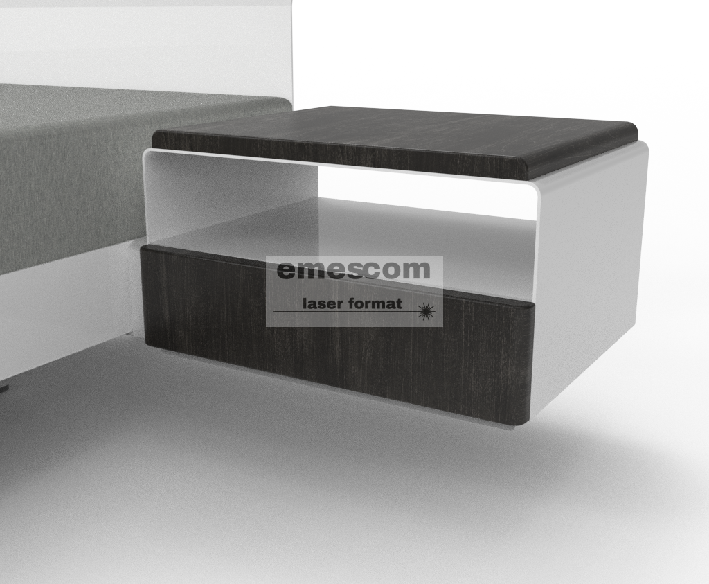 Lewitujące łóżko stalowe AURORA - obrazek 14