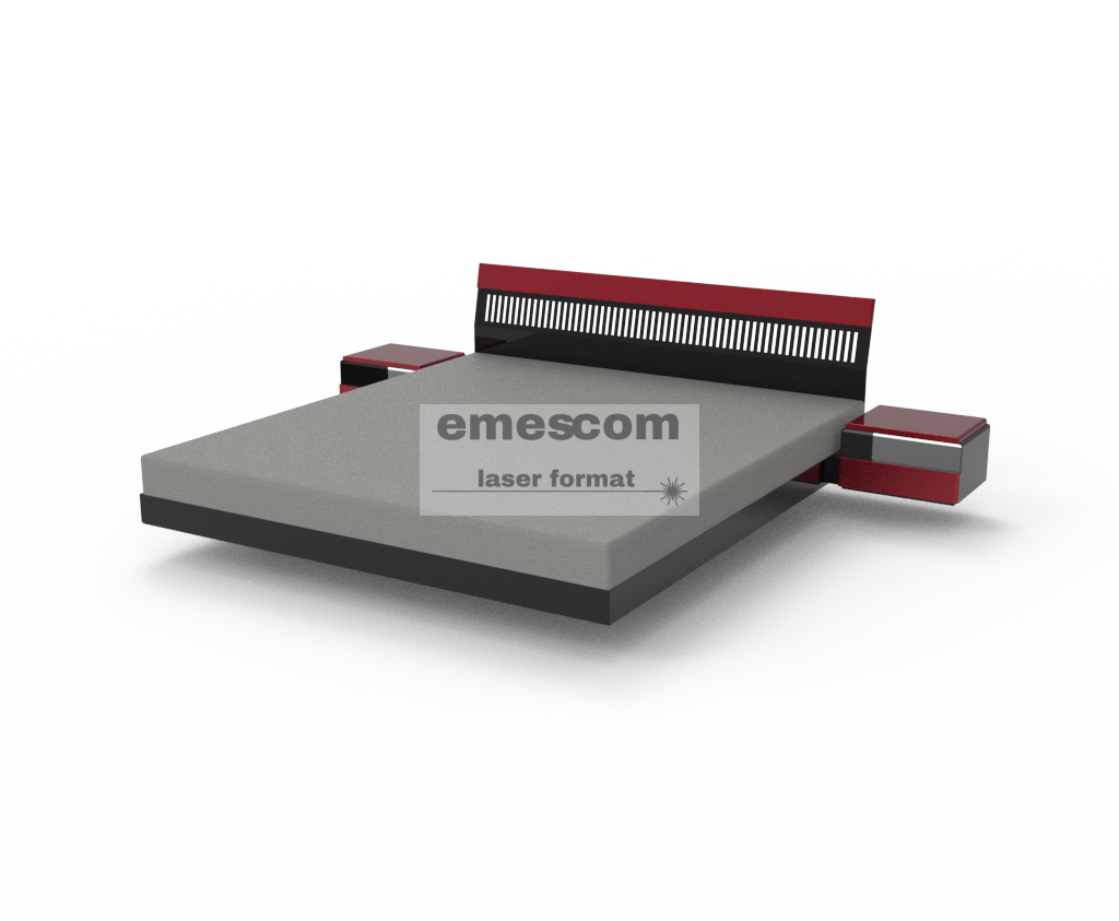 Lewitujące łóżko stalowe AURORA - obrazek 16